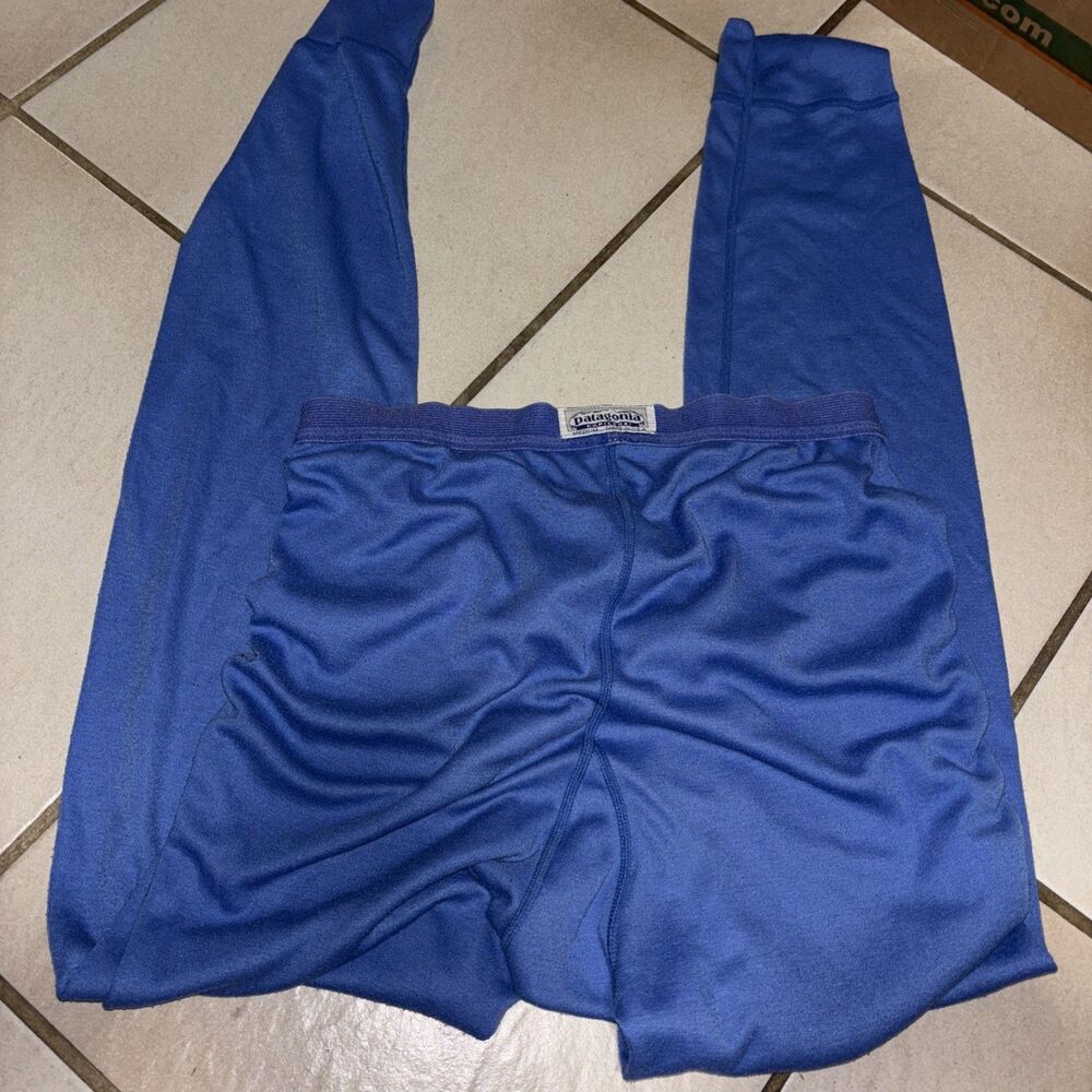 Patagonia Capilene Lightweight Base Layer Pants - Medium, Blue